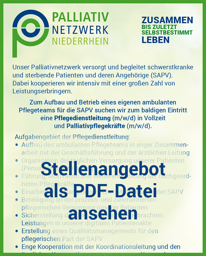 Stellenangebot als PDF-Datei ansehen